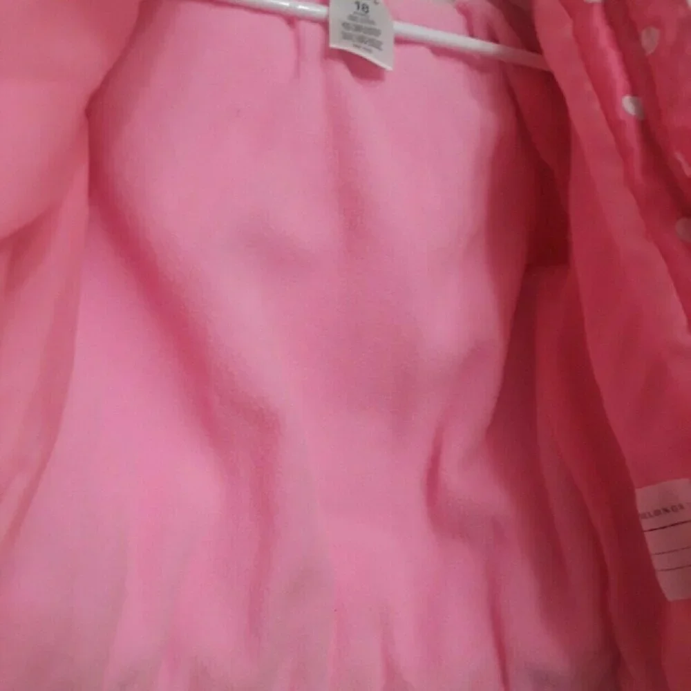 Carter's Pink Polka Dot Puffer Jacket